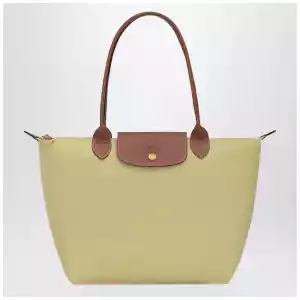 Longchamp Pistachio coloured Le Pliage Original M bag