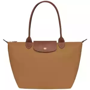Longchamp Fawn-coloured Le Pliage Original M bag
