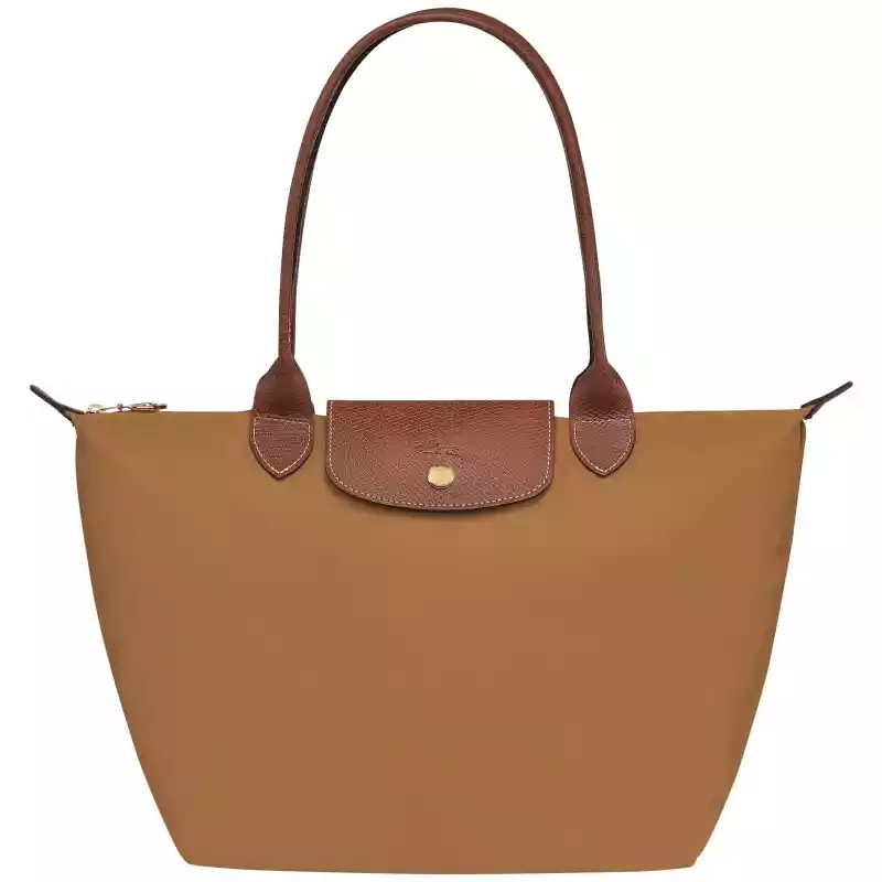 Longchamp Fawn-coloured Le Pliage Original M bag