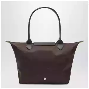 Longchamp Mocha coloured Le Pliage Green M bag