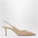 Jimmy Choo Leather slingbacks with ankle strap