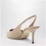 Jimmy Choo Leather slingbacks with ankle strap