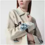 Alanui Sand-colored wool Remember Me jacket