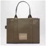 Marc Jacobs Slate green canvas large Tote Bag