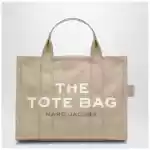 Marc Jacobs The Medium Tote Bag in beige canvas