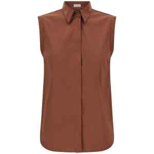 Brunello Cucinelli Shiny Trim Shirt