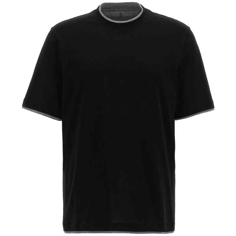 Brunello Cucinelli Double Hem T-shirt