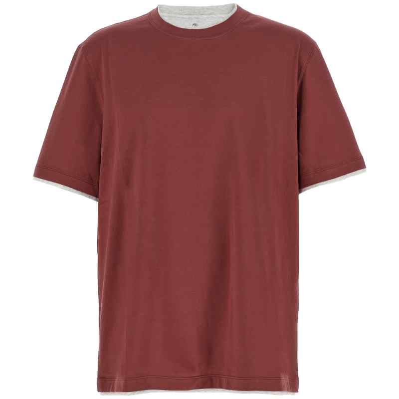 Brunello Cucinelli Double Layer T-shirt