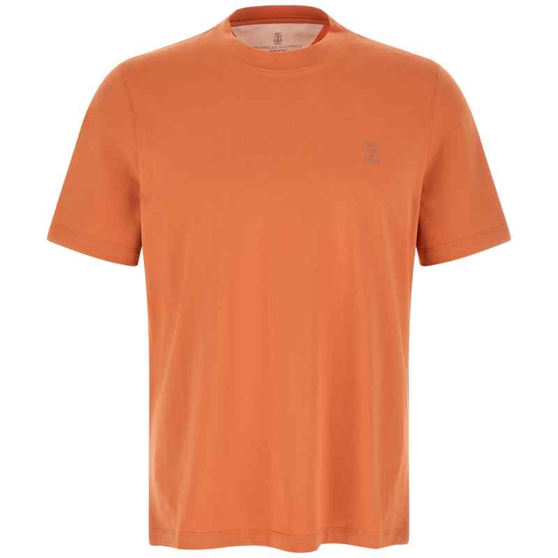 Brunello Cucinelli Logo Print T-shirt