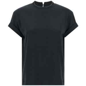 Brunello Cucinelli Shiny Collar T-shirt