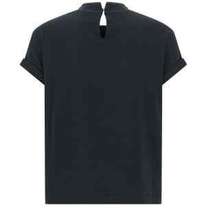 Brunello Cucinelli Shiny Collar T-shirt