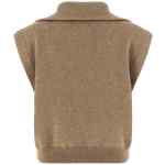 Brunello Cucinelli Shiny Zipper Pull Vest