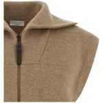 Brunello Cucinelli Shiny Zipper Pull Vest