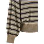 Brunello Cucinelli Sparkling Stripes Sweater