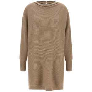 Brunello Cucinelli Precious Collar Dress