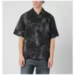Our Legacy Death Paisley print shirt in cotton and linen