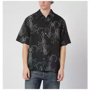 Our Legacy Death Paisley print shirt in cotton and linen