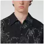 Our Legacy Death Paisley print shirt in cotton and linen