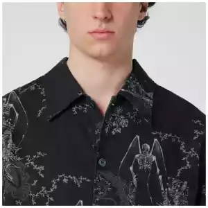 Our Legacy Death Paisley print shirt in cotton and linen