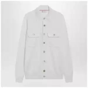 Brunello Cucinelli White cashmere cardigan