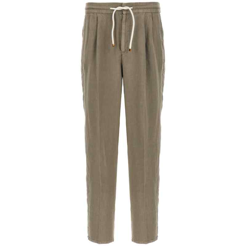 M243DE1710C6018_01_M_2025-05-21T08-41-12.838Z Brunello Cucinelli Linen Trousers