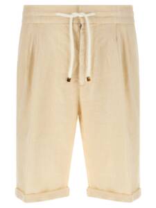 Brunello Cucinelli Linen Bermuda Shorts