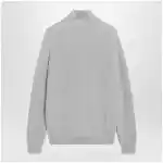 Brunello Cucinelli Jute-colored cotton zip-up cardigan