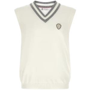 Brunello Cucinelli Logo Patch Vest
