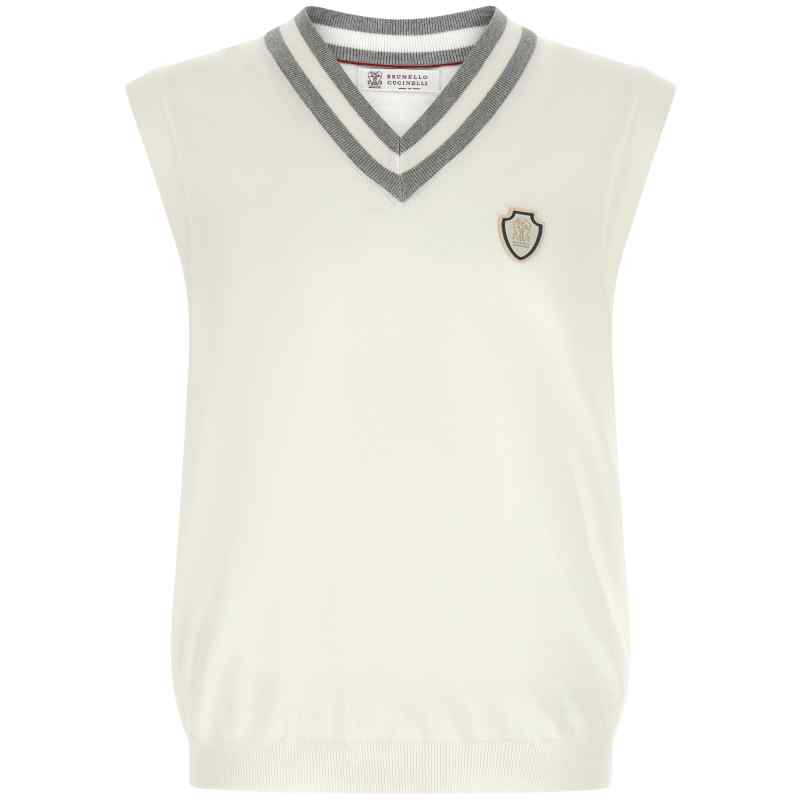 Brunello Cucinelli Logo Patch Vest