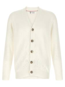 Brunello Cucinelli English Ribbed Cardigan