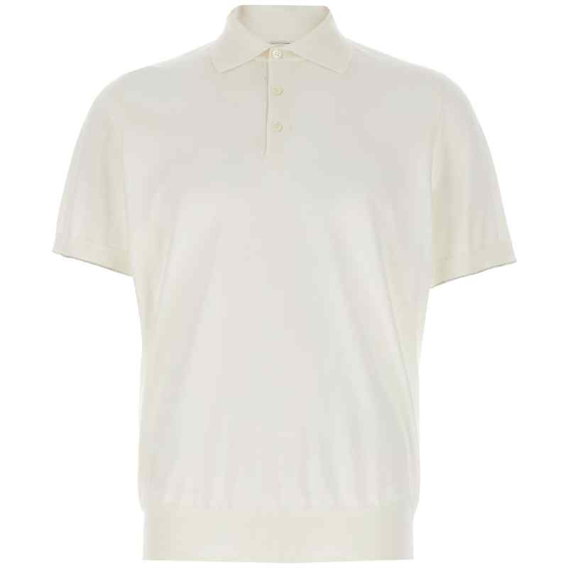Brunello Cucinelli Stretch Cotton Polo Shirt