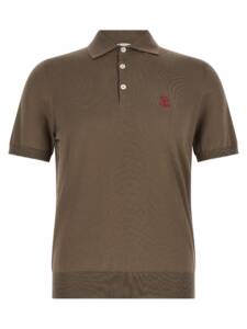 Brunello Cucinelli Knitted Polo Shirt