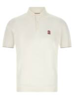 Brunello Cucinelli Logo Embroidery Polo Shirt