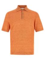 Brunello Cucinelli Linen Cotton Polo Shirt
