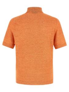Brunello Cucinelli Linen Cotton Polo Shirt