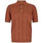 Brunello Cucinelli Wide Ribbed Polo Shirt