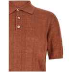 Brunello Cucinelli Wide Ribbed Polo Shirt