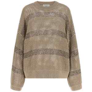 Brunello Cucinelli Dazzling Stripes Sweater