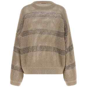 Brunello Cucinelli Dazzling Stripes Sweater