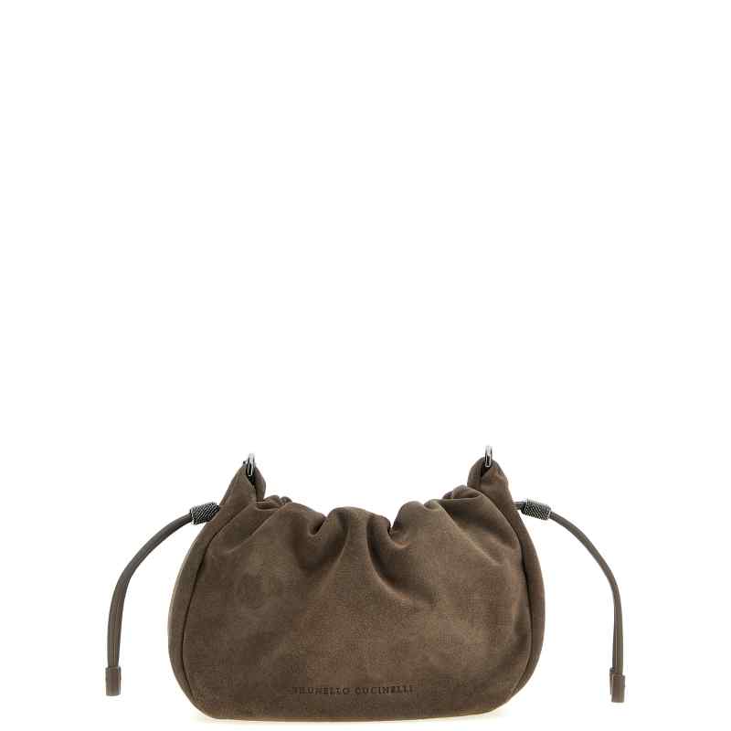 Brunello Cucinelli Bucket Mellow Mini Crossbody Bag