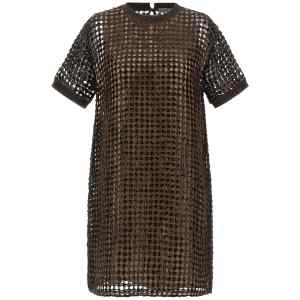Brunello Cucinelli Sequin Mesh Dress