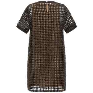 Brunello Cucinelli Sequin Mesh Dress