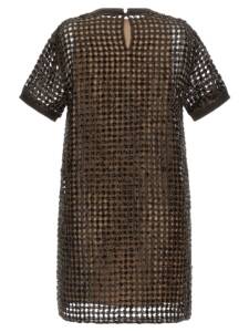 Brunello Cucinelli Sequin Mesh Dress