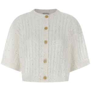 Brunello Cucinelli Dazzling Cable Cardigan