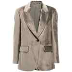 Brunello Cucinelli Single-breasted Chenille Blazer