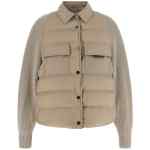 Brunello Cucinelli Shiny Flap Detail Down Jacket