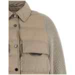 Brunello Cucinelli Shiny Flap Detail Down Jacket