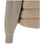 Brunello Cucinelli Shiny Flap Detail Down Jacket