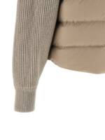 Brunello Cucinelli Shiny Flap Detail Down Jacket