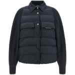 Brunello Cucinelli Shiny Flap Detail Down Jacket